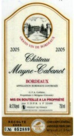 Château Le Mayne Cabanot
