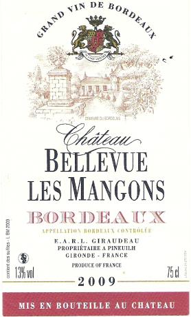 Château  Bellevue Les Mangons