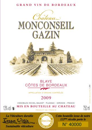 Château  Monconseil Gazin