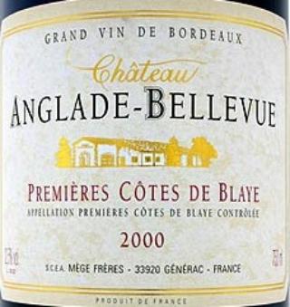 Château  Anglade Bellevue