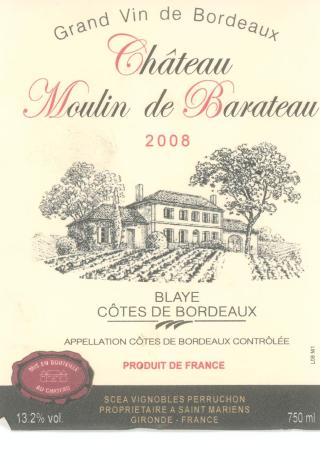 Château  Moulin De Barateau