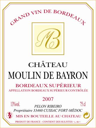 Château  Moulin De Bayron