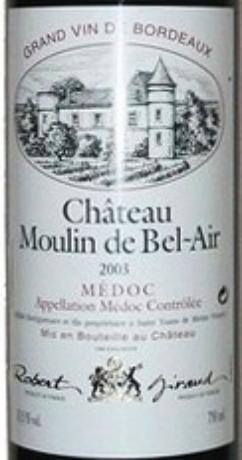 Château  Moulin De Bel Air