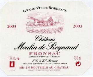 Château  Moulin De Reynaud
