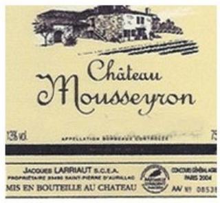 Château  Mousseyron