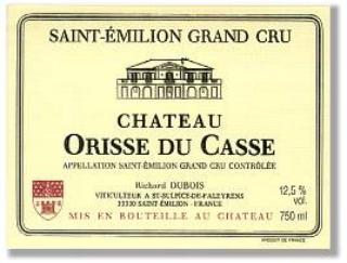 Château  Orisse Du Casse