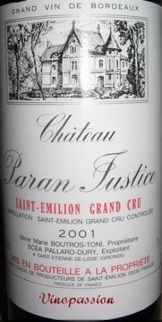 Château  Paran-Justice