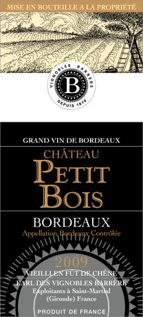 Château  Petit Bois